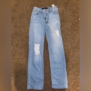 Hollister size 0 regular ultra high rise dad jean